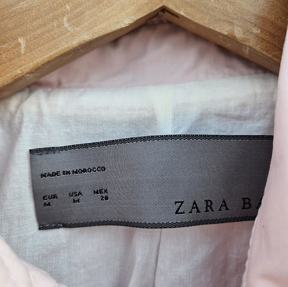 Zara Rose Pink Trench Coat - size medium - Picture 10 of 11